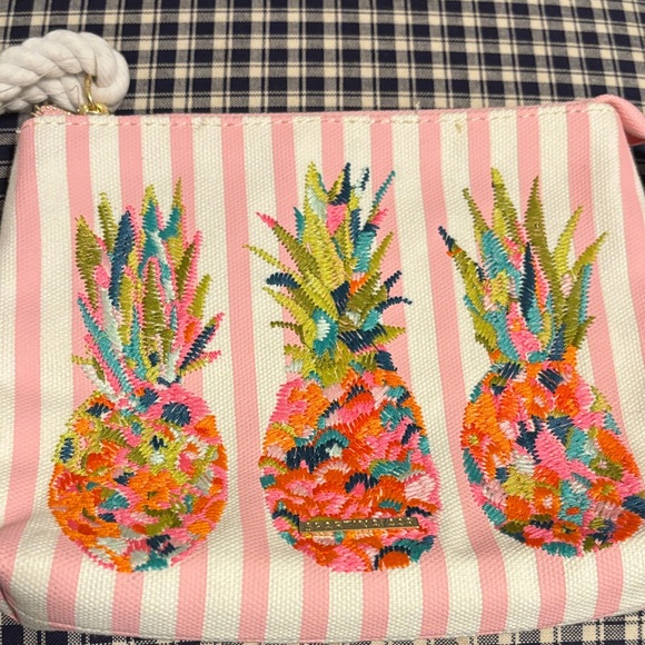 Spartina 449 Vibrant Pineapple Pouch - Picture 3 of 8